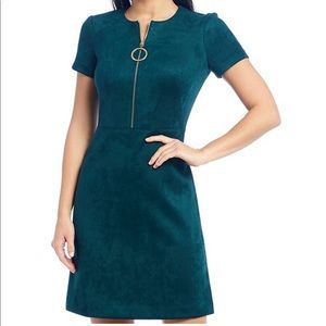 Calvin Klein
Faux Suede Short Sleeve Shift Dress